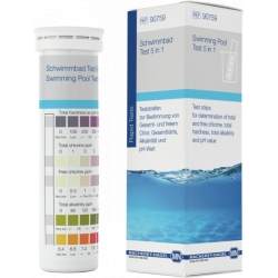 Swimming pool test Strisce analitiche per determinazioni semi-quantitative per piscine 5 in cf.50 strisce MN 90759