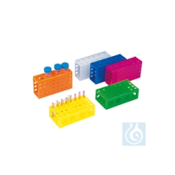 Rack combinato autoclavabile -90+121°C in pp con utilizzo di tutti 4 i lati colore trasparente - 22685