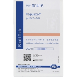 PEHANON® Cartina indicatrice ph  5,2 -  6,8 per la misura in soluzioni colorate in strisce cf.2x200 pz. MN 90416