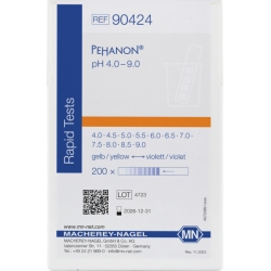 PEHANON® Cartina indicatrice ph  4,0 -  9,0 per la misura in soluzioni colorate in strisce cf.2x200 pz. MN 90424