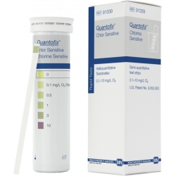 QUANTOFIX® CLORO SENSITIVE Strisce analitiche per la determinazione semi-quantitativa range 0-10 mg/litro cf.100 strisce MN 91339