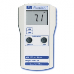 pH portatile per misurazione ph range 0,0 ... 14,00 risol. ph 0,1 con elettrodo - MW100