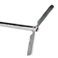 Asta di agitazione a 2 palette snodate in acciaio inox - RSO-E13