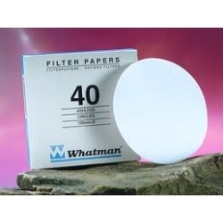 Carta da filtro tipo Whatman 40 per analisi quantitativa Ø mm 110 cf.100 pz. - 6600-110